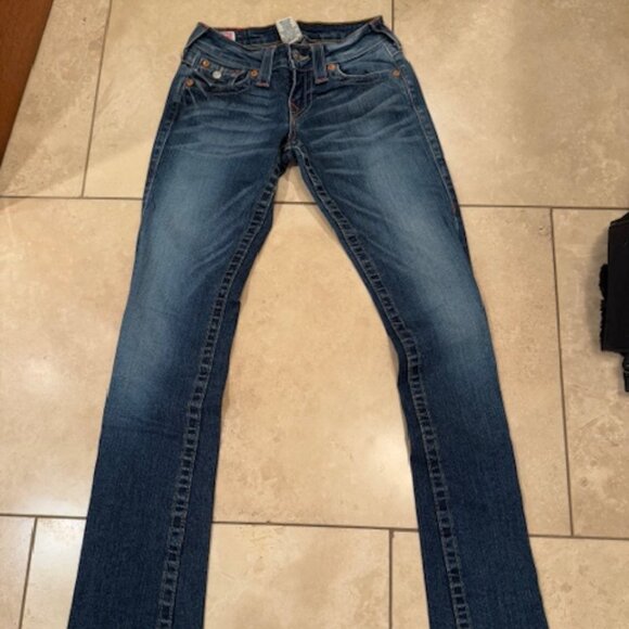 True Religion Billy Straight Leg Mid Rise Jean - Picture 3 of 6